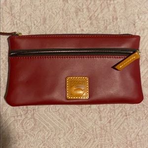 Dooney & Bourke Zip Pouch Leather Clutch/Wallet
